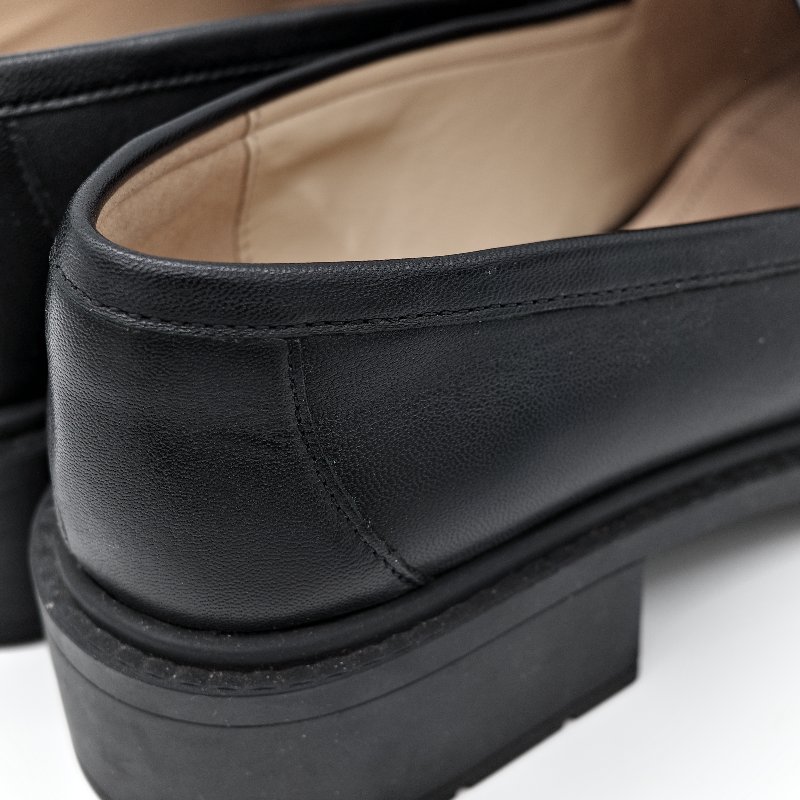 Coach 蔻馳 黑色 牛皮 霧面 Logo 樂福鞋 24.5cm EU38-14