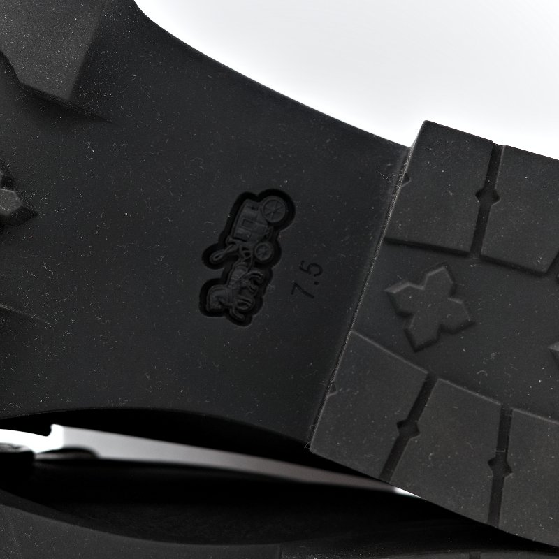 Coach 蔻馳 黑色 牛皮 霧面 Logo 樂福鞋 24.5cm EU38-21