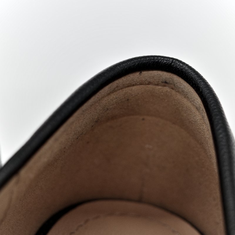 Coach 蔻馳 黑色 牛皮 霧面 Logo 樂福鞋 24.5cm EU38-24