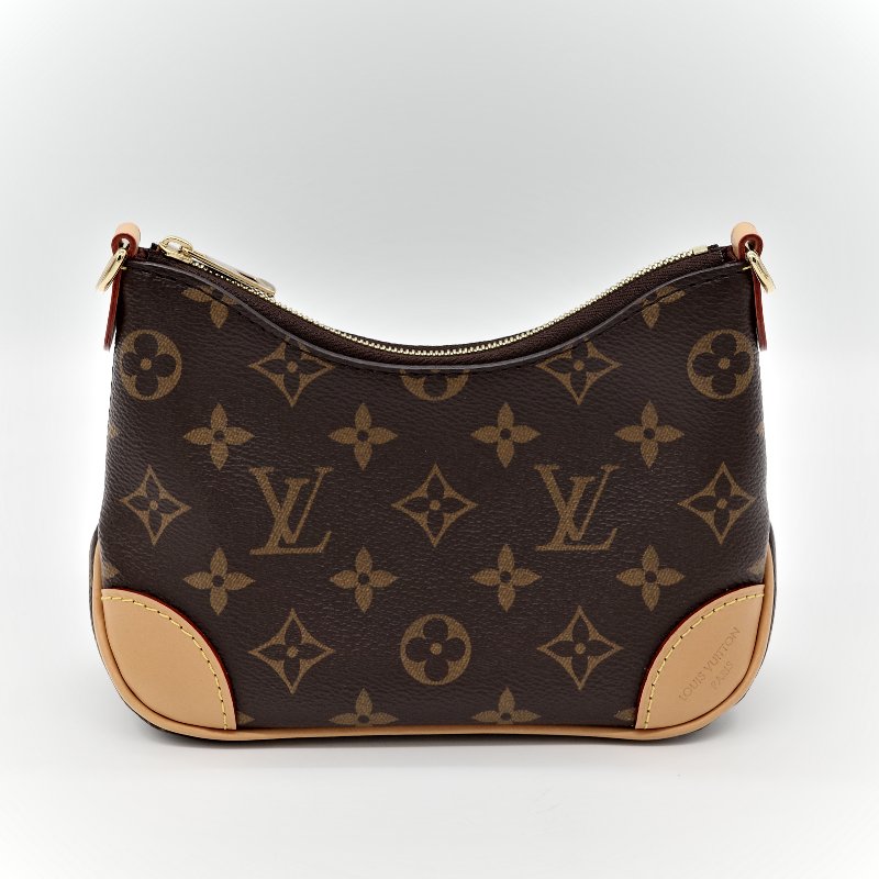 Louis Vuitton 路易威登 Nano Boulogne 棕色花紋 鏈條包 斜挎包-1