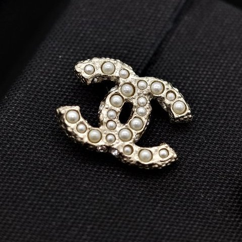 Chanel 香奈兒 CC 淡金色 珍珠 耳環 耳釘-7