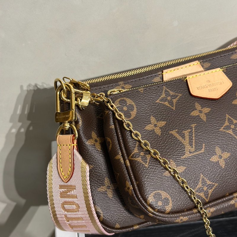 LOUIS VUITTON 五合一麻將包 - 粉-1