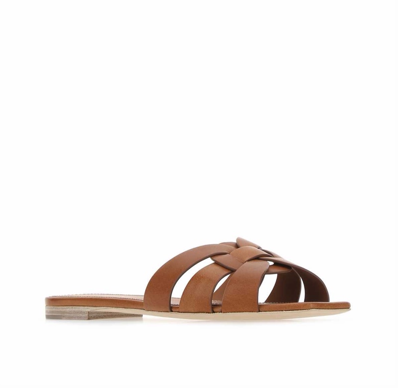 Saint Laurent 女士 TRIBUTE光滑穆勒涼鞋34 34.5 35 35.5 36 36.5 37 37.5 38 38.5 39 39.5 40 40.5 41 41.5 42碼-2