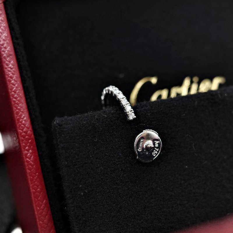 Cartier 卡地亞 Etincelle de Cartier 鑽石 耳環｜專櫃 130,000-8