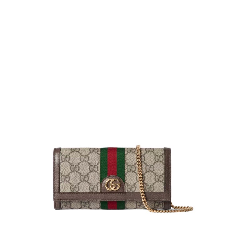 Gucci 女士 Ophidia 金屬鏈錢包均碼碼19cm*3.5cm*10cm-0
