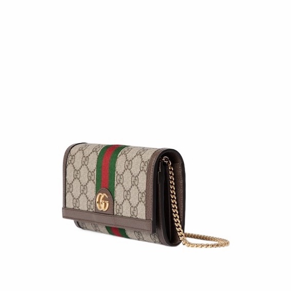 Gucci 女士 Ophidia 金屬鏈錢包均碼碼19cm*3.5cm*10cm-3
