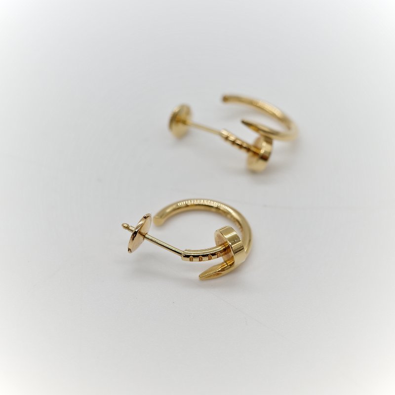 Cartier 卡地亞  Juste un Clou 18K金 釘子耳環-9