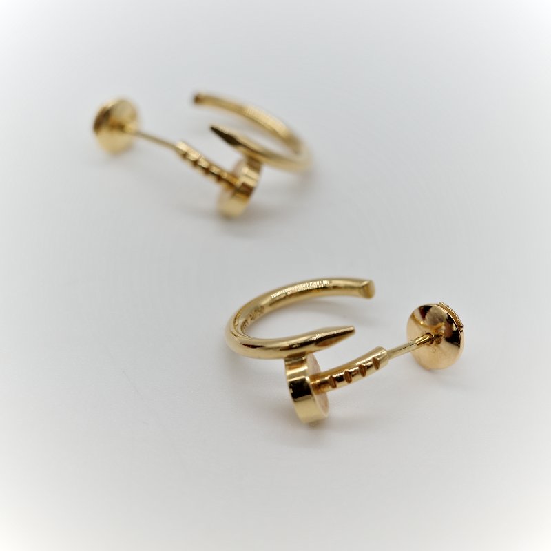 Cartier 卡地亞  Juste un Clou 18K金 釘子耳環-12