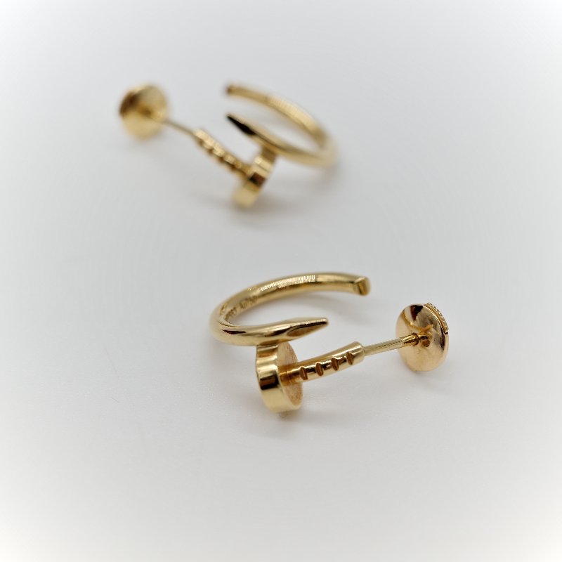 Cartier 卡地亞  Juste un Clou 18K金 釘子耳環-13