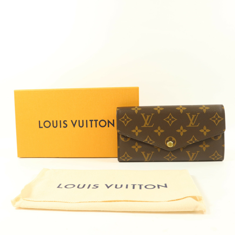 LOUIS VUITTON Monogram Sarah Wallet長錢包-8