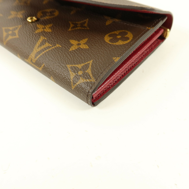 LOUIS VUITTON Monogram Sarah Wallet長錢包-9
