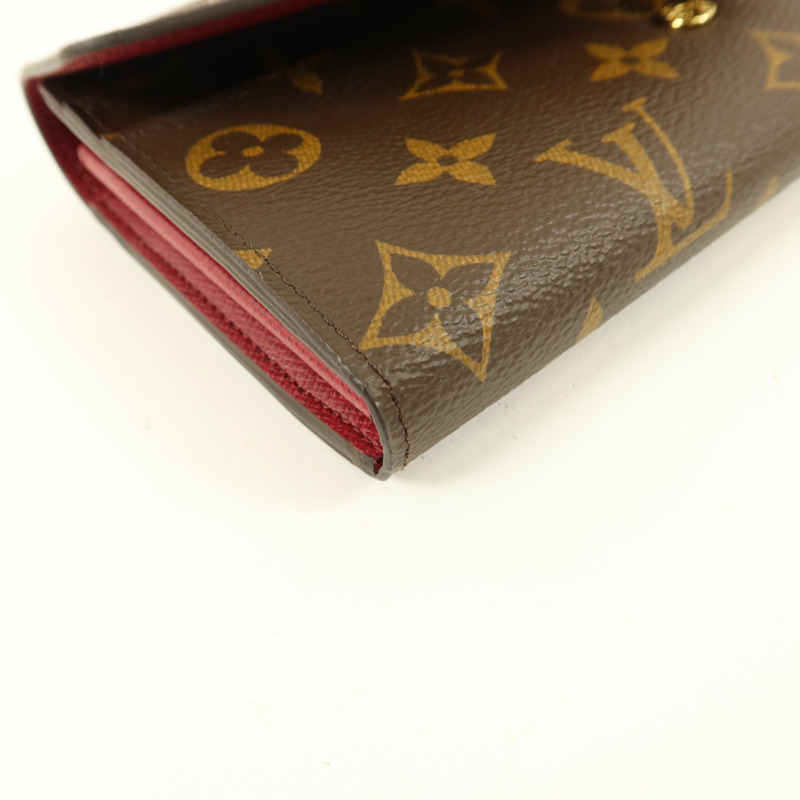 LOUIS VUITTON Monogram Sarah Wallet長錢包-10