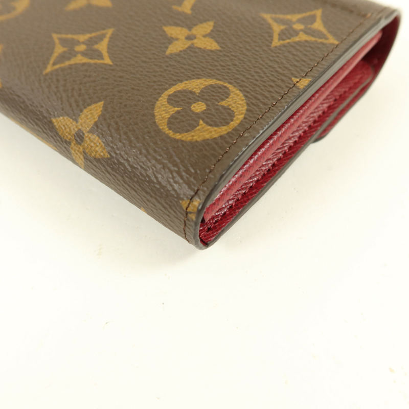 LOUIS VUITTON Monogram Sarah Wallet長錢包-11