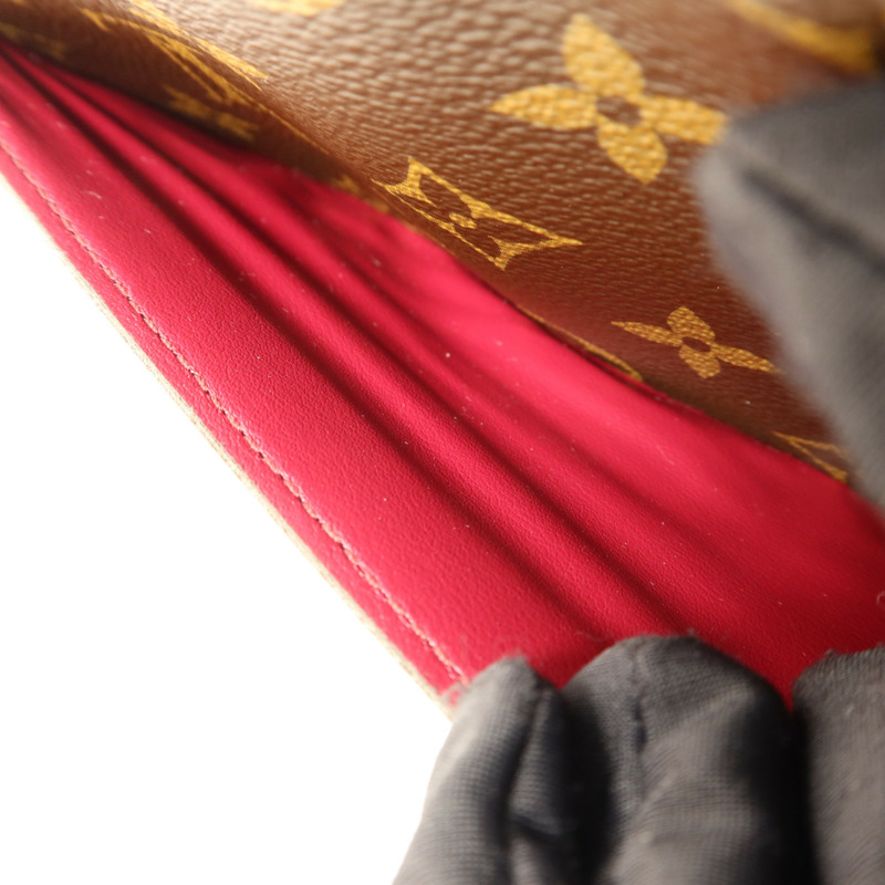 LOUIS VUITTON Monogram Sarah Wallet長錢包-13