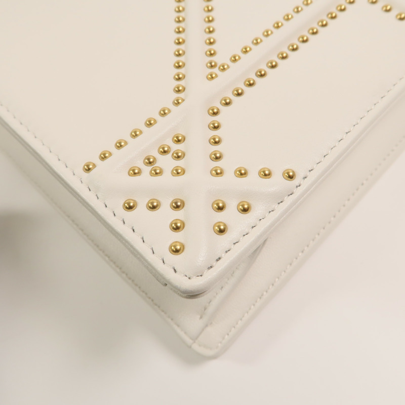 Dior 牛皮皮革Shoulder Bag鏈帶肩背袋-14