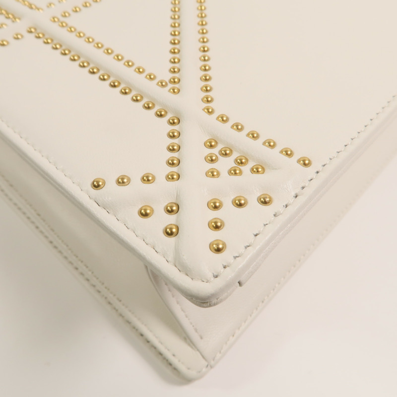 Dior 牛皮皮革Shoulder Bag鏈帶肩背袋-15