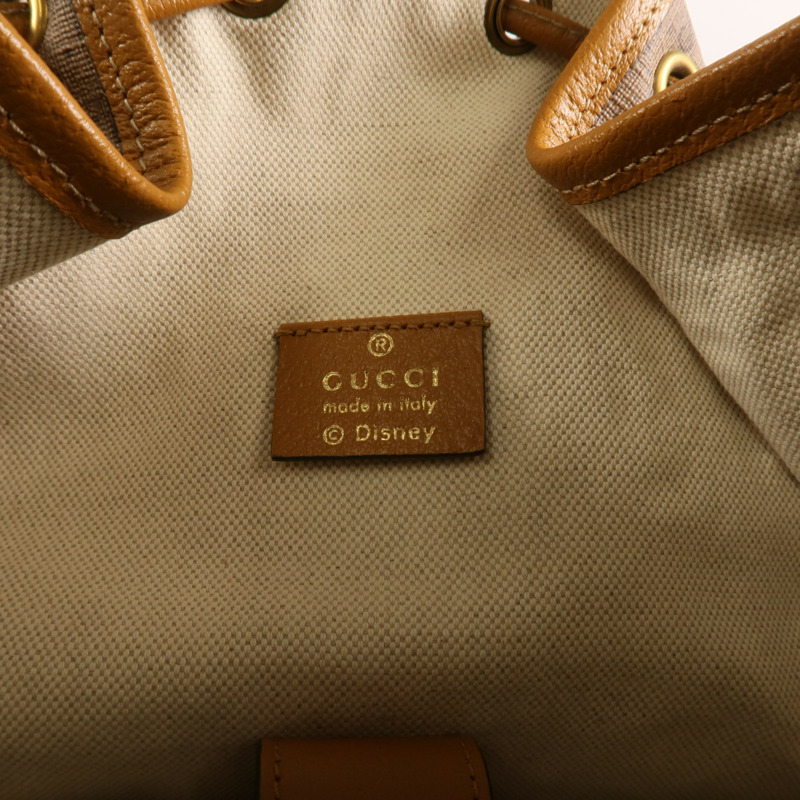 GUCCI 塗層帆布Gucci X Disney Backpack背包-5