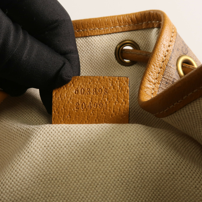 GUCCI 塗層帆布Gucci X Disney Backpack背包-6