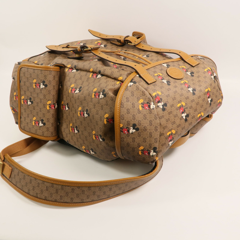 GUCCI 塗層帆布Gucci X Disney Backpack背包-7