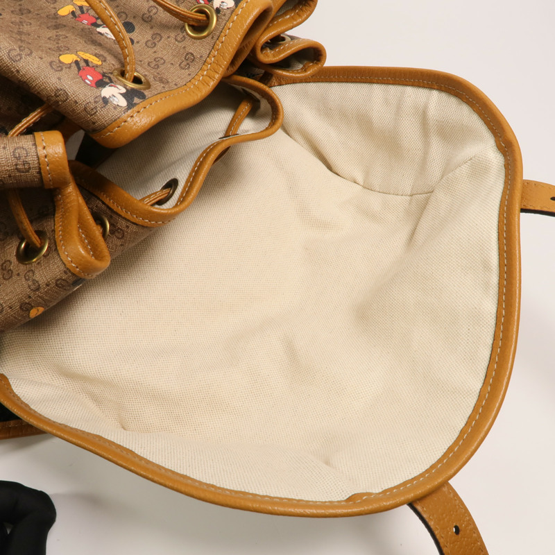 GUCCI 塗層帆布Gucci X Disney Backpack背包-9