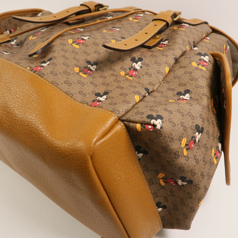 GUCCI 塗層帆布Gucci X Disney Backpack背包-10