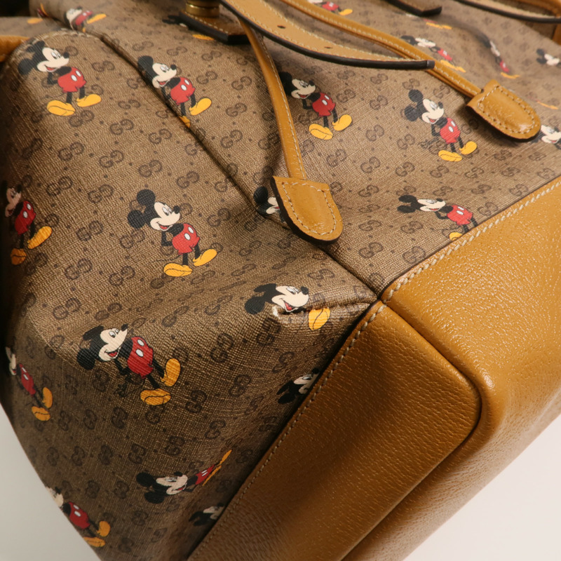 GUCCI 塗層帆布Gucci X Disney Backpack背包-11