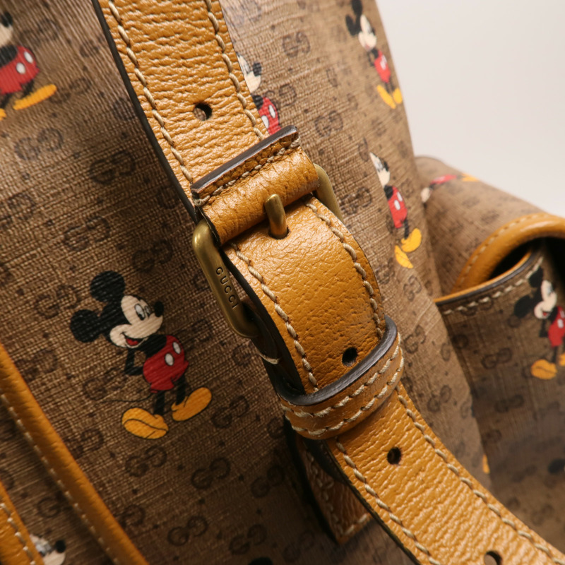 GUCCI 塗層帆布Gucci X Disney Backpack背包-14