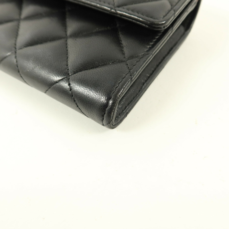 CHANEL 羊皮皮革Bifold Wallet長錢包-12