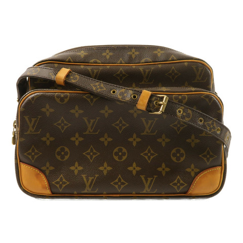 LOUIS VUITTON Monogram Nile金扣肩背袋