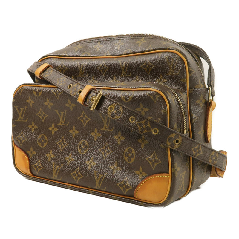 LOUIS VUITTON Monogram Nile金扣肩背袋-2