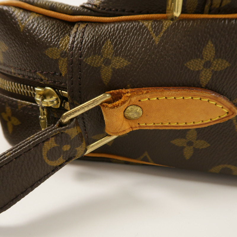LOUIS VUITTON Monogram Nile金扣肩背袋-11