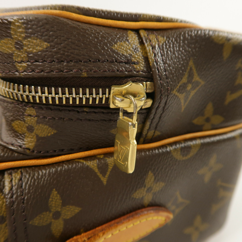 LOUIS VUITTON Monogram Nile金扣肩背袋-12