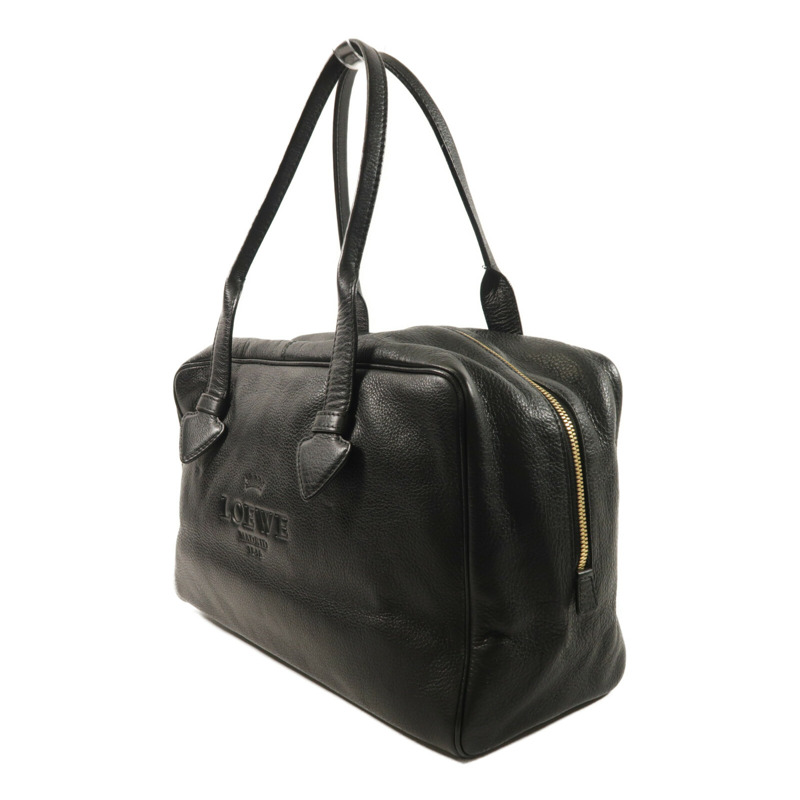 LOEWE 牛皮皮革Vintage Heritage Boston肩背袋-2