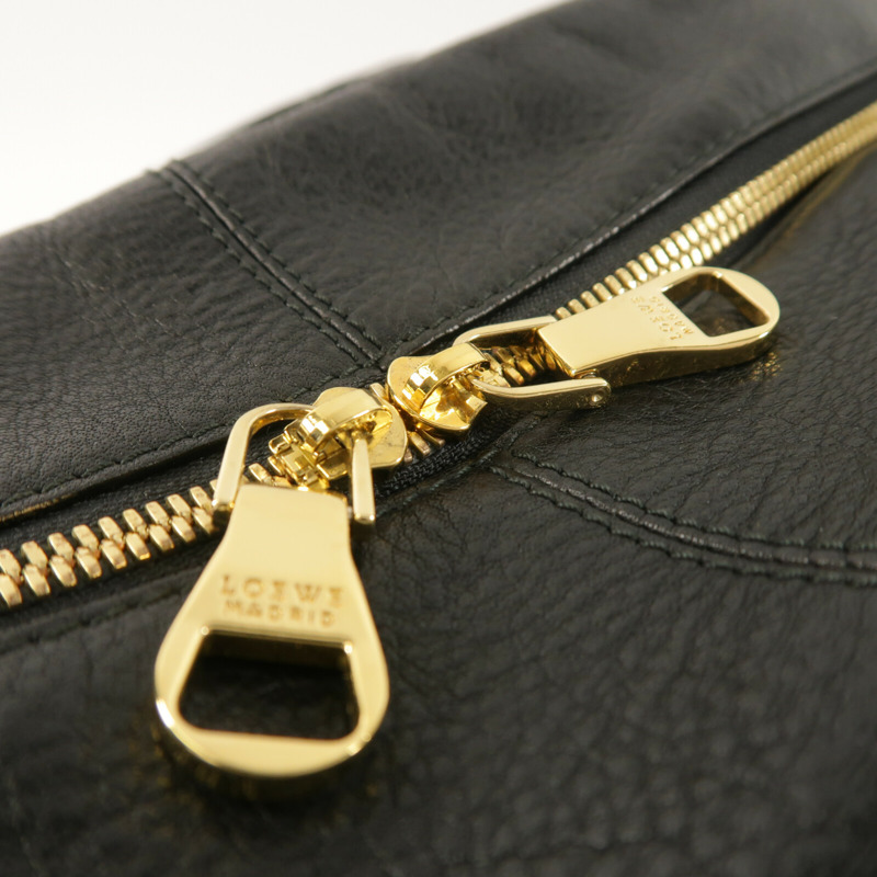 LOEWE 牛皮皮革Vintage Heritage Boston肩背袋-9