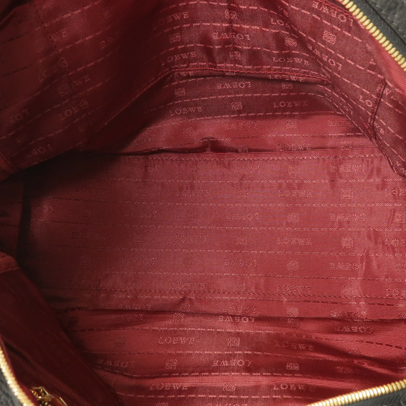 LOEWE 牛皮皮革Vintage Heritage Boston肩背袋-15