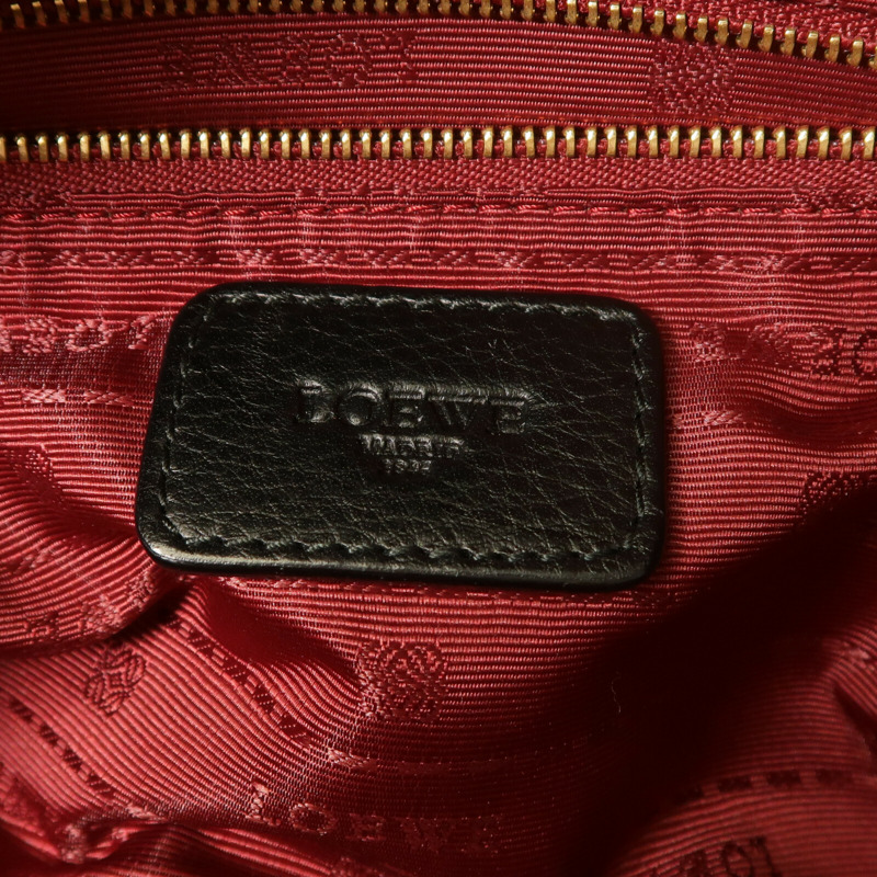 LOEWE 牛皮皮革Vintage Heritage Boston肩背袋-16