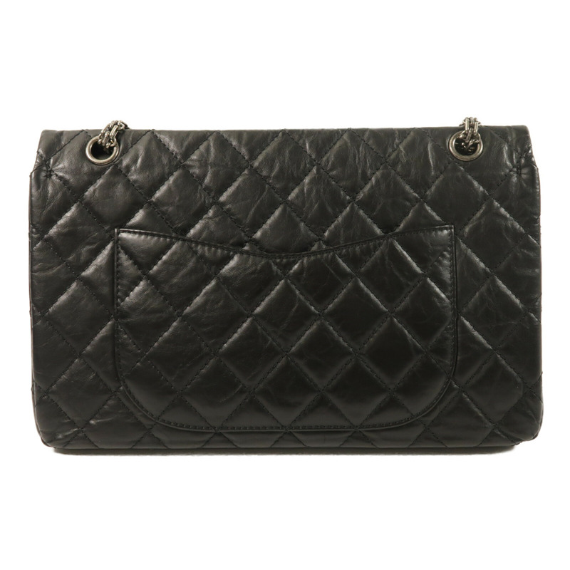 CHANEL 牛皮皮革2.55 Large鏈帶肩背袋-1