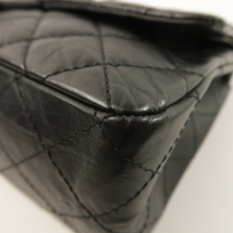 CHANEL 牛皮皮革2.55 Large鏈帶肩背袋-4