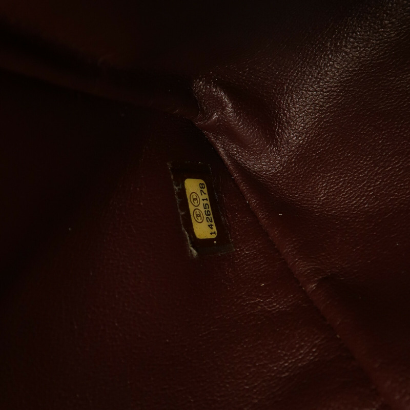 CHANEL 牛皮皮革2.55 Large鏈帶肩背袋-17