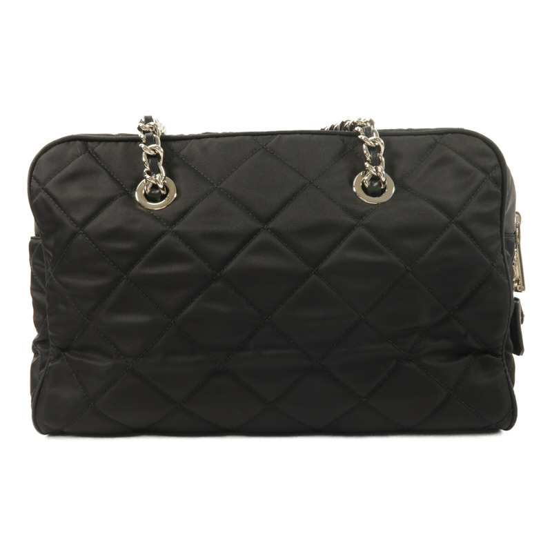 PRADA 尼龍Chain Shoulder鏈帶肩背袋-1