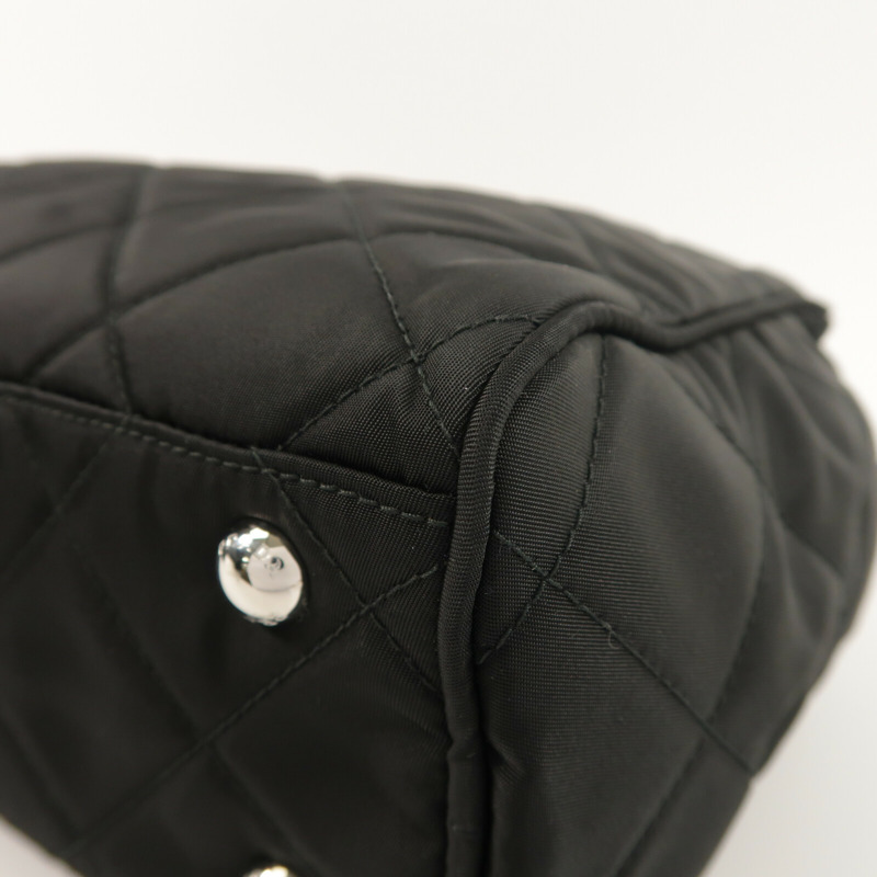 PRADA 尼龍Chain Shoulder鏈帶肩背袋-4