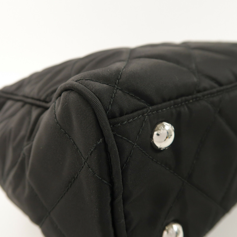 PRADA 尼龍Chain Shoulder鏈帶肩背袋-7