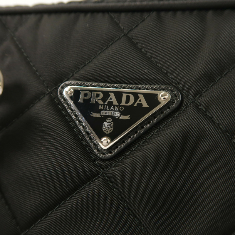 PRADA 尼龍Chain Shoulder鏈帶肩背袋-11