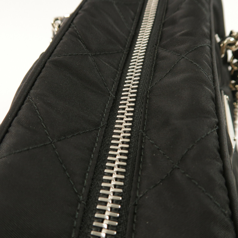 PRADA 尼龍Chain Shoulder鏈帶肩背袋-12