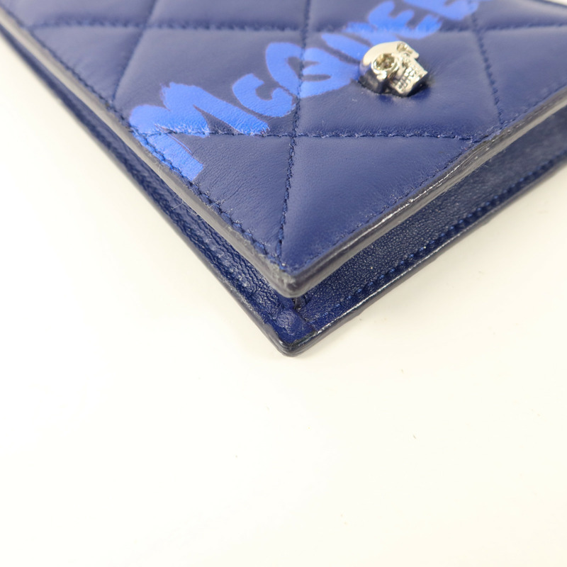 Alexander McQueen 牛皮皮革Phone Case肩背袋-12