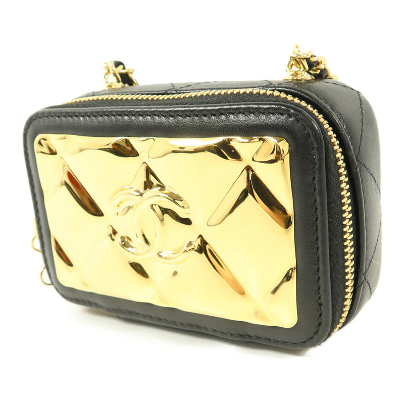 CHANEL 羊皮皮革Clutch with Chain肩背袋-2