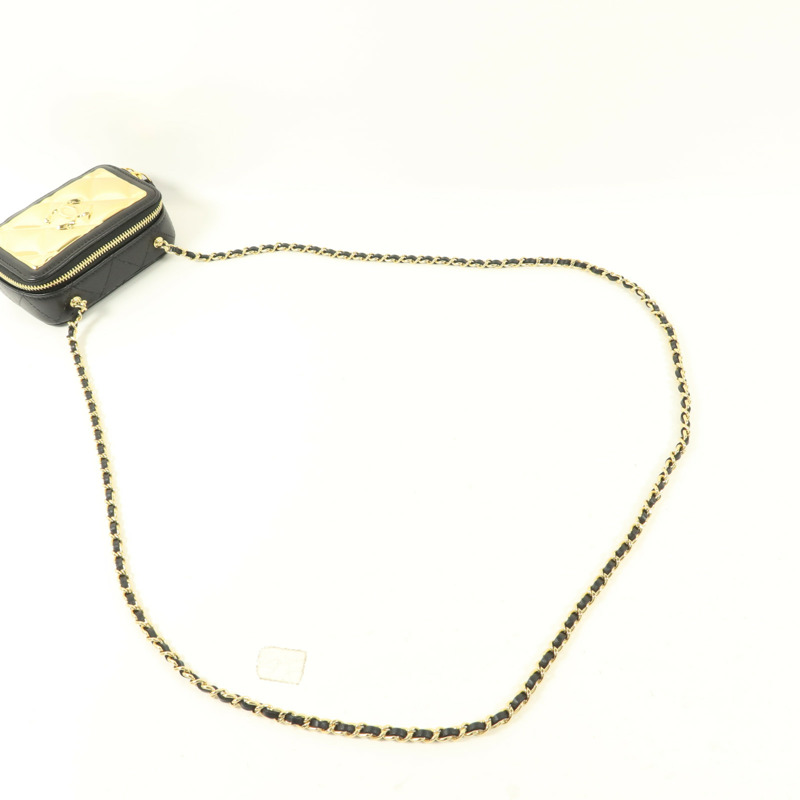 CHANEL 羊皮皮革Clutch with Chain肩背袋-8