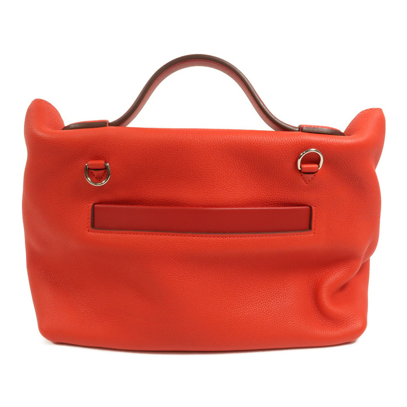 HERMES Togo/Swift皮革24/24 29cm手挽肩背兩用袋Rouge De Coeur-1