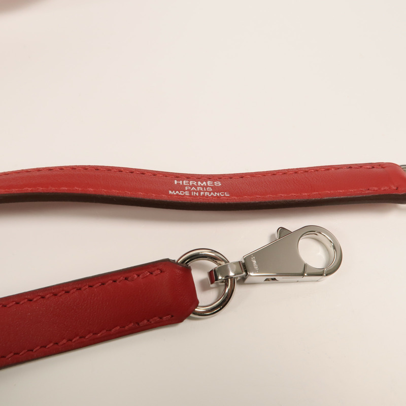 HERMES Togo/Swift皮革24/24 29cm手挽肩背兩用袋Rouge De Coeur-14