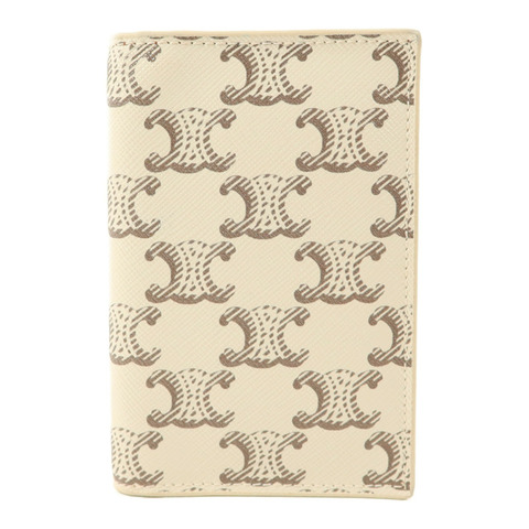 CELINE 塗層帆布Triomphe Card Holder卡片套
